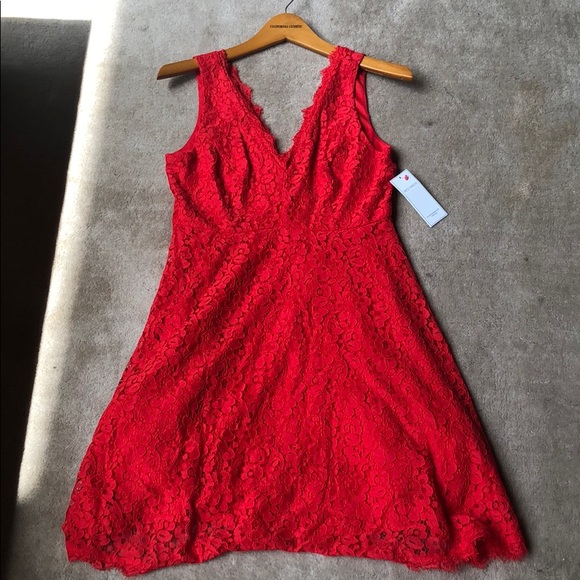 Red Dress Boutique Dresses & Skirts - Red lace dress from Red dressBoutiqueNEW with tags